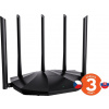 Tenda TX2 Pro - Wireless AX1500 Router 802.11ac/a/b/g/n/ax,1500 Mb/s, GWAN, GLAN, WiFi 6
