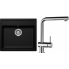 Set Schock S10-9 (dřez Mono N-100 Magma + baterie Epos.120 Chrom)
