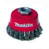 MAKITA Misková kefa z oceľového drôtu-splietaný drôt 65 mm P-04488