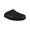 SHIMANO Cyklistické návleky na tretry - DUAL SOFTSHELL TOE - čierna