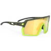 Rudy Project Kelion - Olive Matte/Multilaser Yellow one size