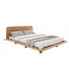 DAPONTI Manželská posteľ z masívu JAPANDIC - dub Rozmer postele: 160x200, Materiál: Dub natural