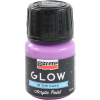 Akrylová farba - svietiaca v tme - fialová - 30 ml