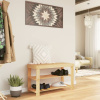 Botník 3-poschodový 70x27,5x45 cm bambus-ForU-373365