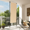 vidaXL Vonkajšia roleta oranžovo-biela 100x270 cm látka a oceľ - Oranžová - 41330-182863
