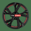 MAM RS6 8,5x20 5x112 ET30 BLACK PAINTED RED INSIDE