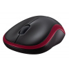 Bezdrôtová myš Logitech M185, červená