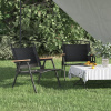 vidaXL Kempingové stoličky 2 ks čierne 54x43x59cm oxfordská látka - Čierna - 2127-143972