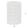 Svietidlo - tienidlo - ABAŻUR do lampki lub zwisu 2W z koronki 15/22 biel (Svietidlo - tienidlo - ABAŻUR do lampki lub zwisu 2W z koronki 15/22 biel)