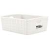 Úložný košík Elegance L biely 29 x 13 x 36 cm