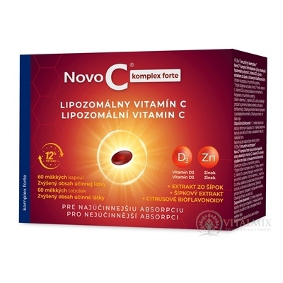 Novo C komplex forte LIPOZOMÁLNY VITAMÍN C 60 kapsúl