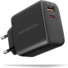 AXAGON ACU-PQ45 nabíjačka do siete 2x port 45W čierna