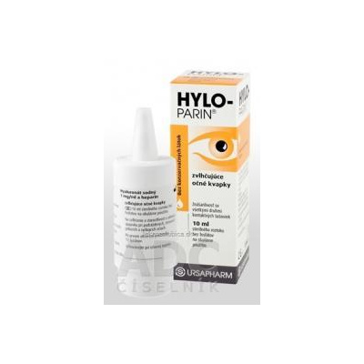 URSAPHARM Arzneimittel GmbH HYLO-PARIN zvlhčujúce očné kvapky 1x10 ml