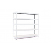 Policový regál Trestles RH 1500x1600x500, nosnosť 1500 kg, 5 políc bielych Farba: biela