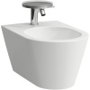 LAUFEN Kartell závesný bidet s otvorom, s prepadom, 370 x 545 mm, biela, s povrchom LCC, H8303314003021
