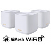 ASUS ZenWiFi XD5 3-pack Wireless AX3000 Dual-band Mesh WiFi 6 System, white