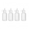 Mini dávkovač na omáčku - súprava 4 ks., HENDI, 0,05L, Priehľadná, ø35x(v)100mm 557990H