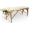 Tandem Skladací masážny stôl Basic-2 Oval krémová 195 x 70 cm krémová
