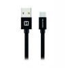 Swissten Datový Kabel Textile Usb / Usb-C 1,2 M Černý (71521201)