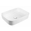 Oltens Hadsel umývadlo 50x40 cm obdĺžnik pultové umývadlo biela 40308000