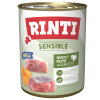 Výhodné balenie RINTI Sensible 24 x 800 g - morčacie a mrkva