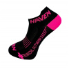 Haven Snake NEO sportovní ponožky black/pink - 2 páry Velikost: 40-41