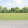 zahrada-XL Plot s stĺpmi Strieborná 1.6 x 10 m Oceľ 3350988