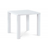 Jedálenský stôl AT-3005 WT, 80x80x76cm, vysoký lesk biely
