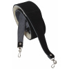 PERRI'S LEATHERS 6695 Banjo Strap Premium Suede Black