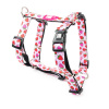 Max&Molly H-Harness Strawberry Dream - farebné postroje pre psov a šteniatka, nastaviteľné - L