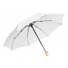 Skládací deštník, automatický, větruodolný, pr. 97cm, bílý