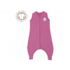 NATULINO Spací pytel s nohavicemi jaro/podzim, velikost XL (36m+), NATURALS ROSE, GOTS