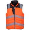 PORTWEST Vesta PW374 Hi-Vis, oboustranná, zateplená, reflexní POR-PW374OBRXL XL Oranžová/černá