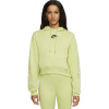 Nike NSW AIR HOODIE FLC BB žltá,čierna Dámska mikina M