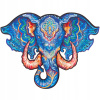 Večný slon drevené puzzle 100 dielikov Unidragon