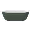 Ravak FREEDOM WALL II TEC voľne stojacá akrylátová vaňa 170 x 87 cm 170 x 87 cm grey green CC71200000
