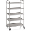 Servírovací vozík 5 políc 85 x 53 x 154 cm 100027498