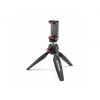 Manfrotto PIXI set - mini statív PIXI čierny s držiakom pre mobilný telefón