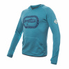 Pánska mikina klokanka SENSOR MERINO UPPER OUTDOORS mint blue XL