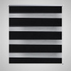 Roleta vzor zebra, 60 x 120 cm, čierna-ForU-240192