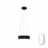 AGUJERO 45 | IMMAX NEO | smart LED závesné svietidlo Farba: Čierna matná