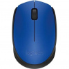 Logitech Wireless Mouse M171, optická, 2 tlačítka, modrá, 1000dpi 910-004640