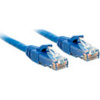 LINDY 48022 RJ45 sieťové káble, prepojovacie káble CAT 6 U/UTP 10.00 m modrá 1 ks; 48022