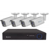 Securia Pro IP kamerový systém NVR4CHV8S-W smart SONY, biely Nahrávanie: 6TB disk