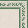 Escargo 1301 bordúra Zelená Escargot Klasické