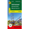 Východní Frísko, Průvodce dobrodružstvím 1:170 000 / turistická a cykloturistická mapa - freytag&berndt