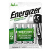 Nabíjateľná batéria, AA tužková, 4x2000 mAh, ENERGIZER 