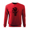 DRAGOWA pánska mikina Frank the Punisher, červená 300g/m2 - XXL