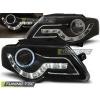 Predné svetlá Volkswagen Passat 3C, 2005-2010, LED Daylight, čierne black 3