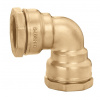 CALEFFI Mosadzné šróbenie DECA rohové, pre polyetylénové rúry - d63mm